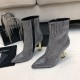 YSL Yves Saint Laurent 2024FW Women's Boots First come, first served