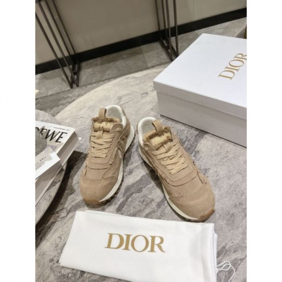 DIOR Dior 2024FW Women's Sneakers Fans flock to the new winter edition