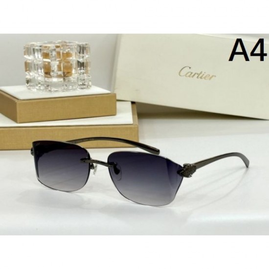 2024FW Sunglasses CARTIER Cartier Popular among fashionable people