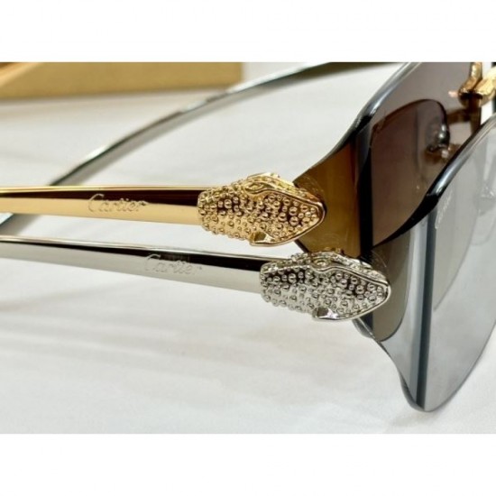 2024FW Sunglasses CARTIER Cartier Popular among fashionable people