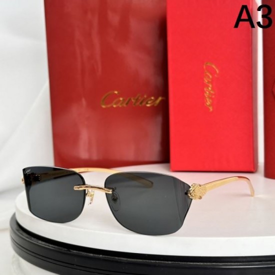 2024FW Sunglasses CARTIER Cartier Popular brand this season too