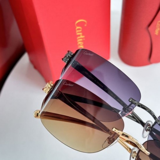 2024FW Sunglasses CARTIER Cartier Popular brand this season too