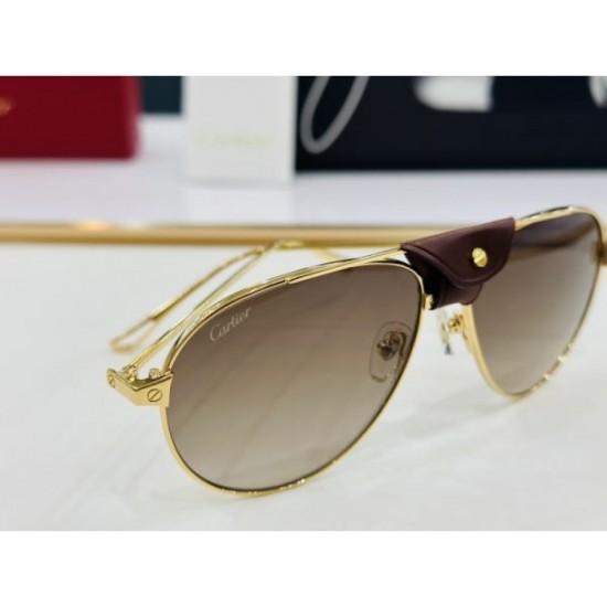 2024FW Sunglasses CARTIER Cartier Item with perfect presence